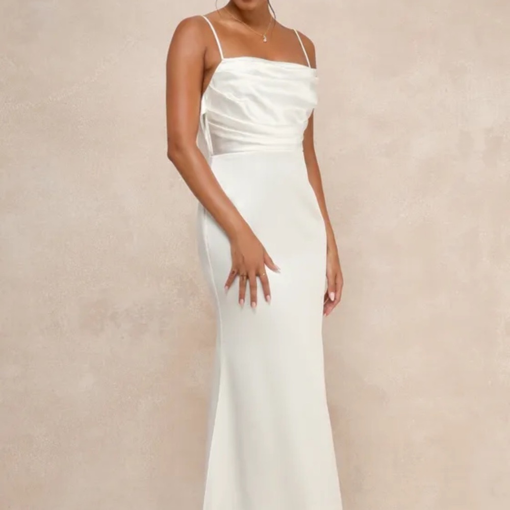 Lulu's Cream Wedding Dress